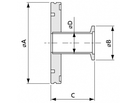 Переходник ISO63 - KF40